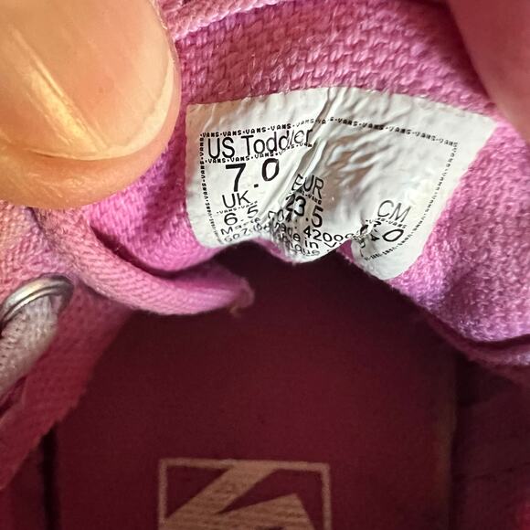 Vans Toddler Sneakers Wavy Rainbow Toddler Size 7 - Picture 3 of 8